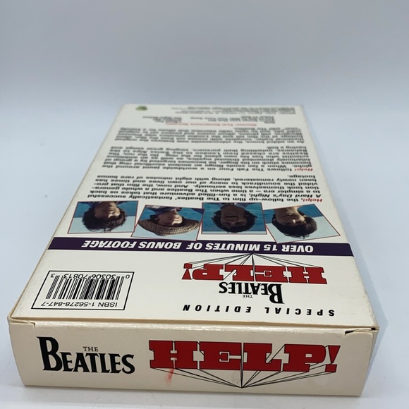 The Beatles Help! Special Edition VHS Video Music Band Vintage - Picture 4 of 8